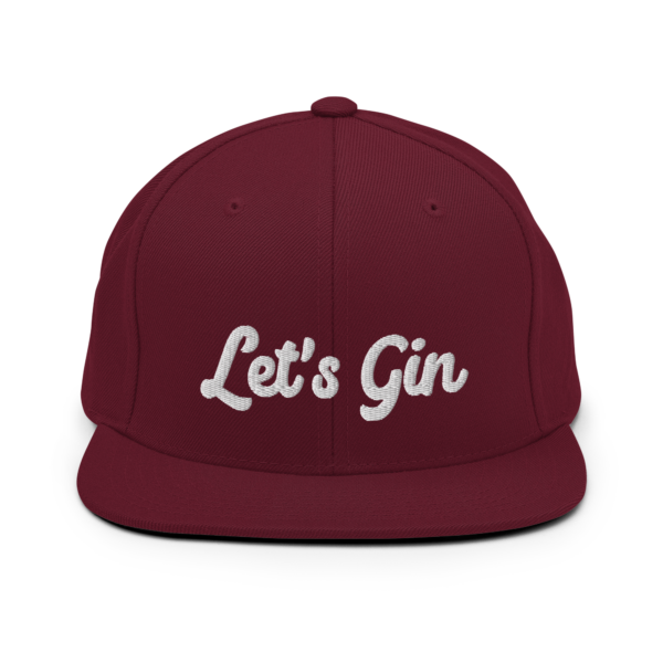 Let’s Gin Snapback Hat - Image 3